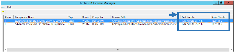 archestra license manager software